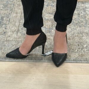 FRENCH COLLECTION Elegant Black Women's Heels